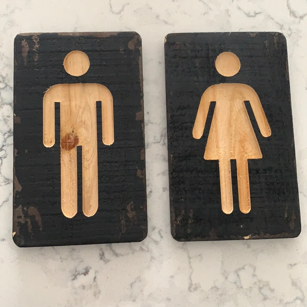 Boy and girl wall decor